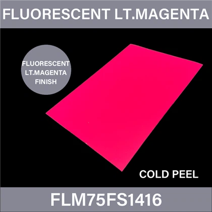 برگه انتقال نور فلورسنت Magenta DTF